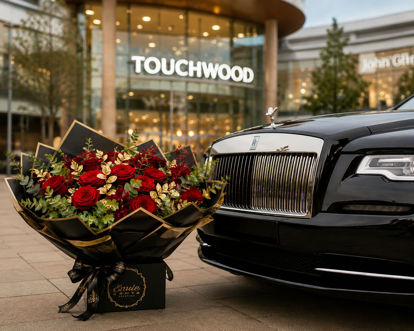 Luxury same day flower delivery in Solihull by Envie Roses Prestige