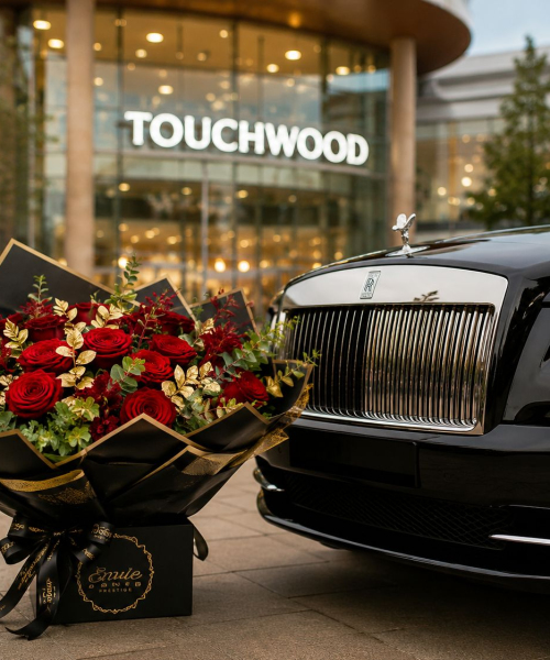 Luxury same day flower delivery in Solihull by Envie Roses Prestige